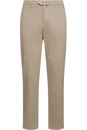 Kiton Pantaloni Chino In Misto Cotone