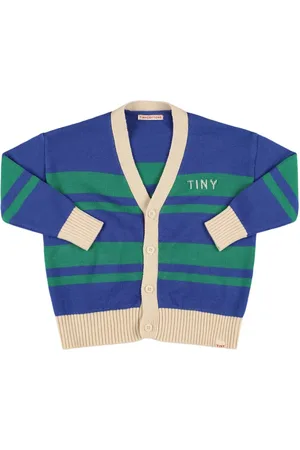 Tiny Cottons Cardigan In Maglia Di Cotone E Lana