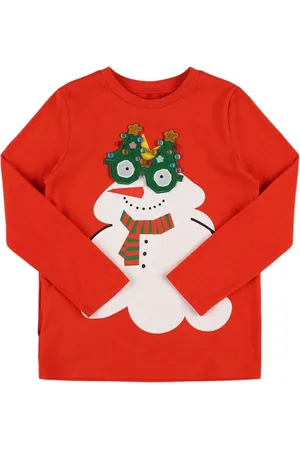 Stella McCartney T-shirt In Jersey Di Cotone Stampato