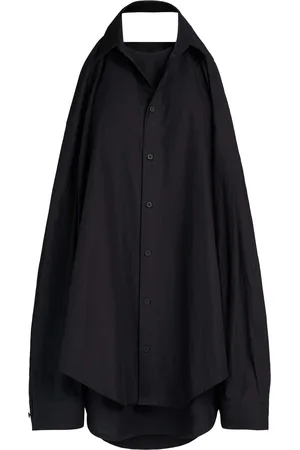 Balenciaga Vestito In Popeline Di Cotone