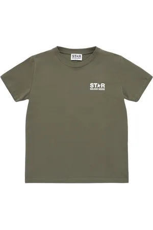 Golden Goose T-shirt Star In Cotone Con Logo