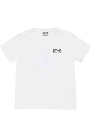 Golden Goose T-shirt Star In Cotone Con Logo