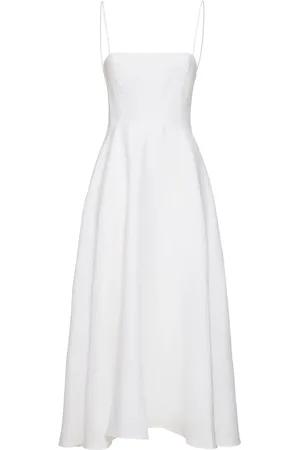Reformation Vestito Midi Monette In Lino