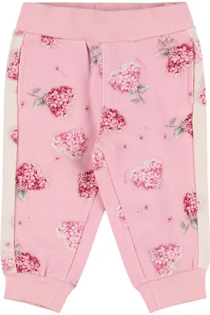 MONNALISA Pantaloni In Felpa Di Misto Cotone Con Stampa