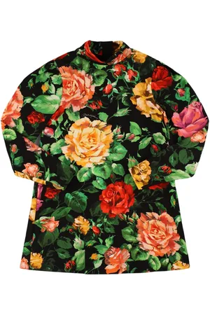 Dolce & Gabbana Vestito In Misto Cotone Stampato