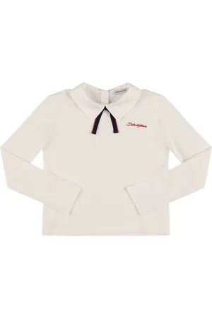 Dolce & Gabbana T-shirt In Jersey Di Cotone Con Logo