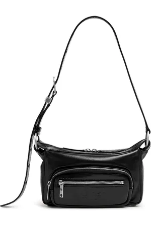 MARGE SHERWOOD Borsa Mini Hobo Outpocket In Pelle Lucida