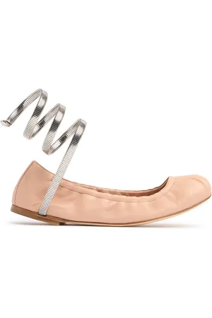 RENE CAOVILLA Ballerina Juniper In Pelle 10mm