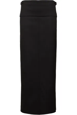 Proenza Schouler Gonna Lunga In Twill Di Lana Adriana
