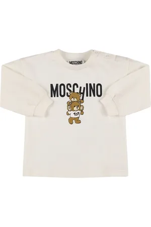 Moschino Vestito In Felpa Di Cotone Con Stampa