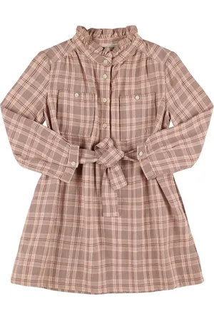 BONPOINT Vestito In Lana E Viscosa Con Stampa