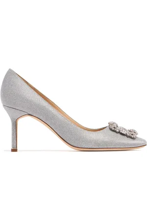 Manolo Blahnik Décolleté Hangisi Notturno In Pelle 70mm