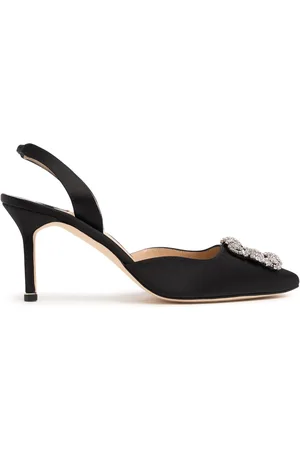 Manolo Blahnik Décolleté Hangisi In Raso 70mm