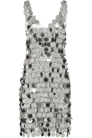 Paco rabanne Vestito Con Scollo A V E Paillettes