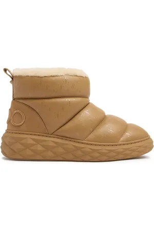 Jimmy Choo Stivali Da Neve Xan In Shearling 30mm