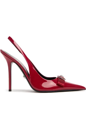 VERSACE Décollété Slingback In Pelle 110mm