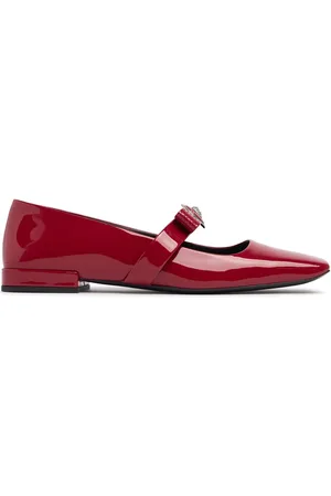 VERSACE Ballerine In Pelle Verniciata 20mm