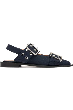 Ganni Ballerine In Denim 20mm