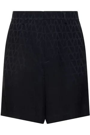 VALENTINO Shorts In Seta Monogram Jacquard