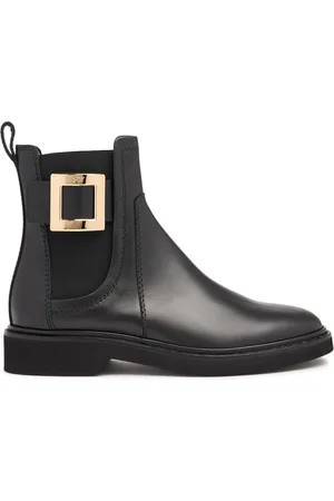 Roger Vivier Stivaletti Viv Rangers In Pelle 25mm