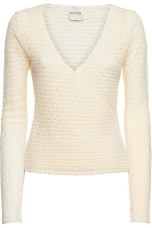 POSSE Top Romy Manica Lunga In Maglia