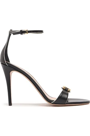 VALENTINO GARAVANI Sandali Vlogo In Pelle Con Listini 100mm