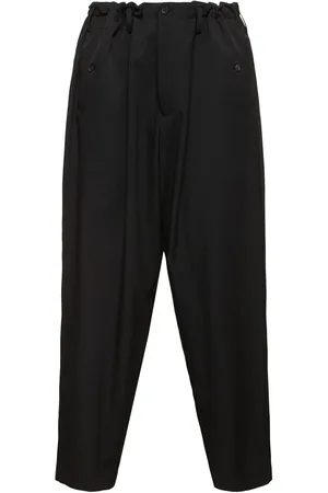 YOHJI YAMAMOTO Pantaloni Larghi In Lana