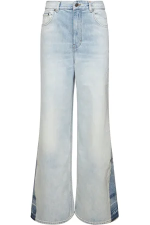 Chloé Jeans Vita Alta In Denim Di Cotone