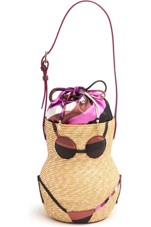 Puccini Borsa nella In Paglia E Twill
