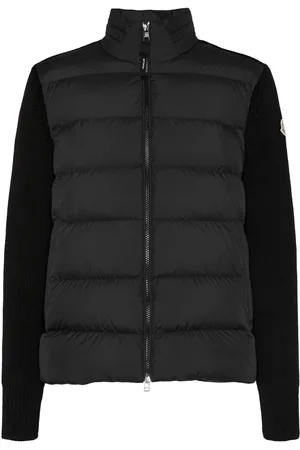 Moncler Cardigan Imbottito In Lana Vergine