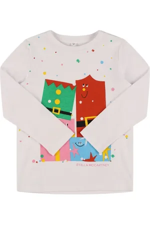 Stella McCartney T-shirt In Jersey Di Cotone Stampato