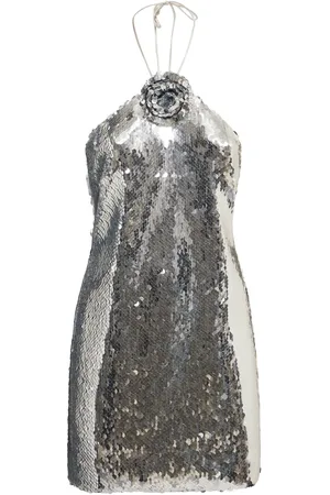 MAGDA BUTRYM Vestito Mini Con Paillettes E Rosa