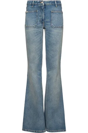 Courrèges Jeans Bootcut Vita Bassa In Denim