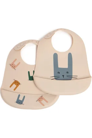 Liewood Set Di 2 Bavaglini In Silicone Stampato