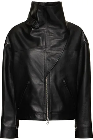 Courrèges Giacca Biker In Pelle