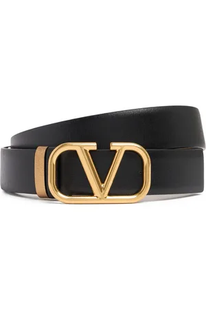 VALENTINO GARAVANI Cintura Reversibile V Logo In Pelle 3cm