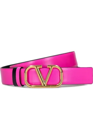 VALENTINO GARAVANI Cintura Reversibile In Pelle Con Vlogo 3cm