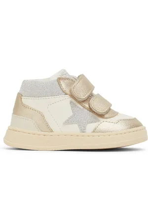 Golden Goose Scarpe Primi Passi June In Pelle Laminata