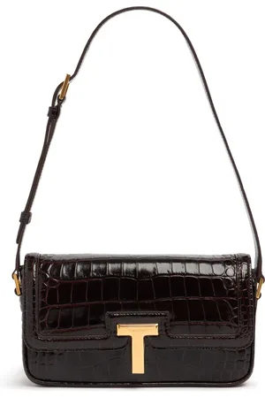 Tom Ford Borsa E/w In Pelle Goffrata