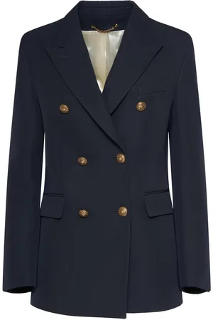 Golden Goose Blazer Doppiopetto Golden In Misto Lana