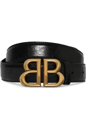 Balenciaga Cintura Monaco In Pelle 30mm