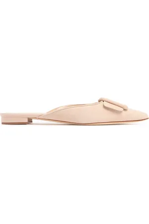 Manolo Blahnik Mules Maysale In Camoscio 10mm