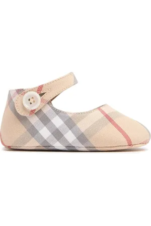 Burberry Babbucce In Cotone Check