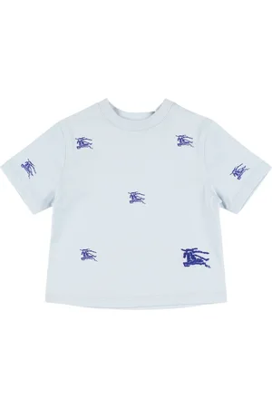 Burberry T-shirt In Jersey Di Cotone Con Logo