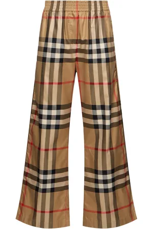 Burberry Pantaloni Ariane In Cotone Stampato