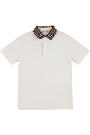 Burberry Polo In Cotone Piqué