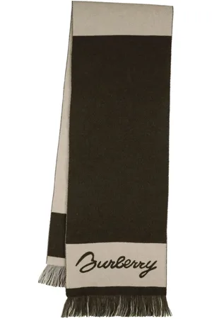 Burberry Sciarpa Blot Strip Knight Fb In Cashmere