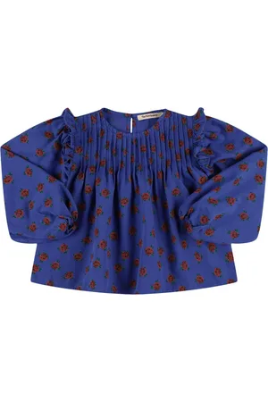 The New Society Camicia In Mussola Di Cotone Stampata