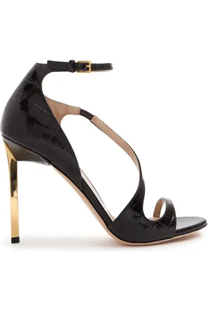 Tom Ford Sandali Newton Stampa Coccodrillo 105 Mm