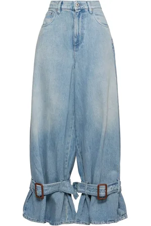 J.W.Anderson Jeans Vita Media Boyfriend Fit Con Fibbie